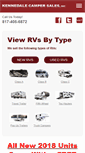Mobile Screenshot of kennedalecampersales.com